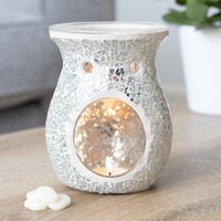 Image 1 of Silver Crackled Burner