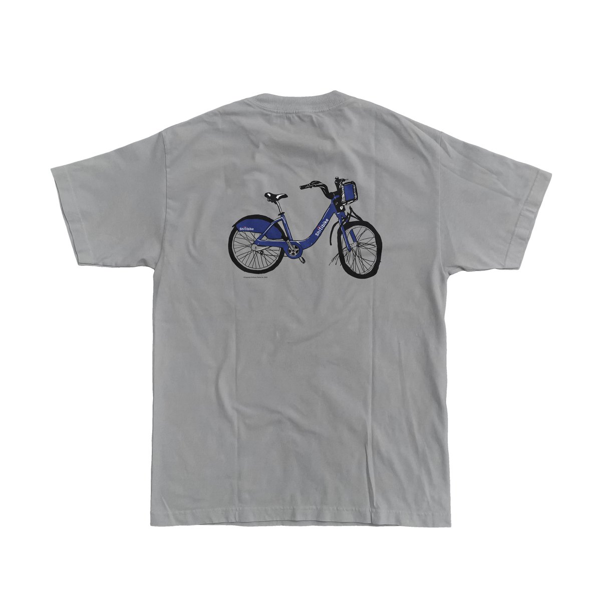 Shitibike Tee (Grey) anthony panza - Main Image