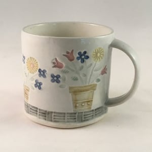 Image of Flower Pots mug- ice
