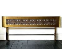 Image 2 of Brass & Bronze Headboard - Model Janette - by Frigerio