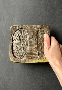 Image 5 of Sculptural Bronze Door Handle with Abstract Design
