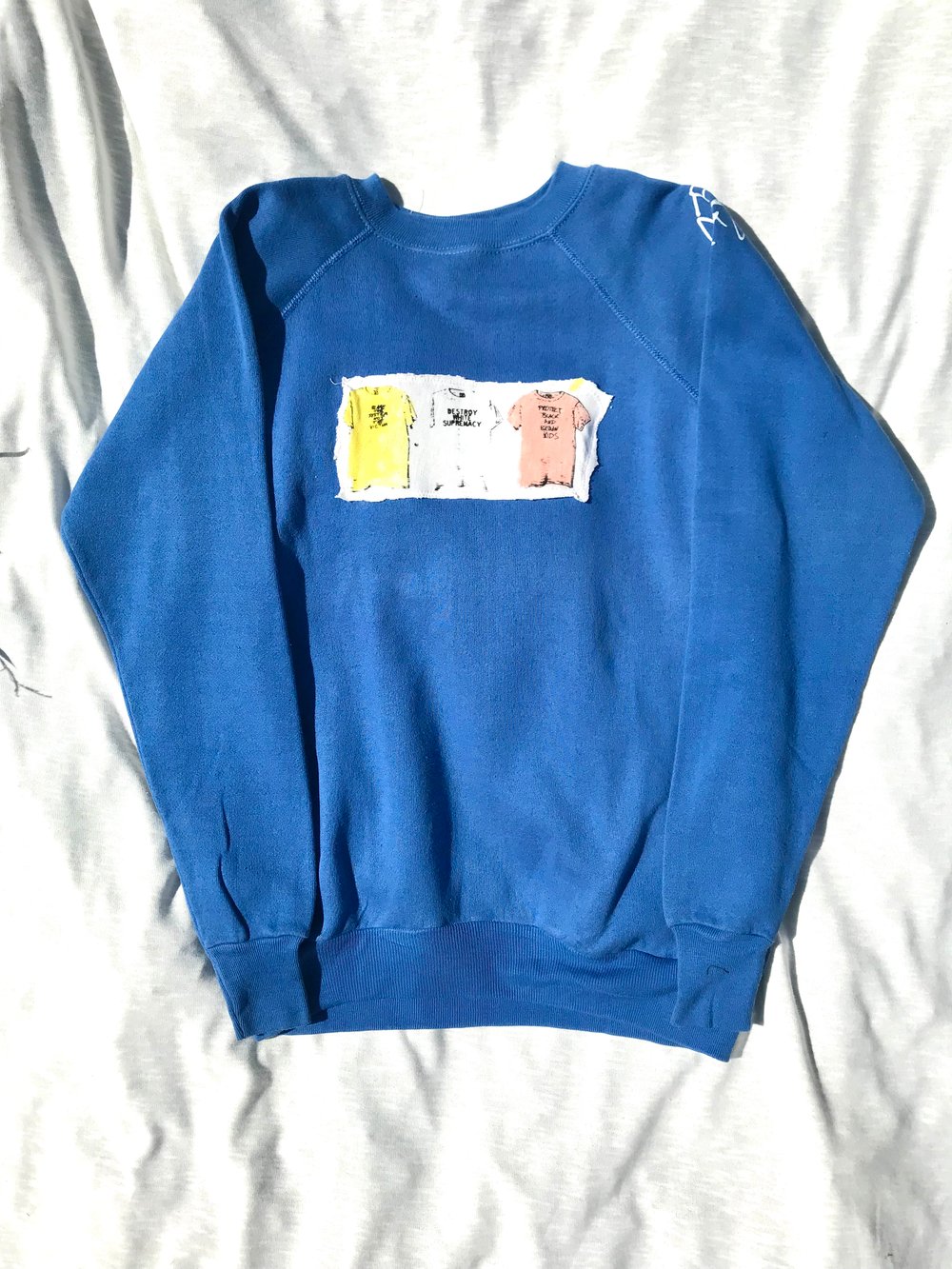 three tee’s one sweatshirt sweatshirt 