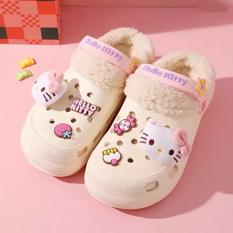 Hello Kitty or Kuromi Crocs