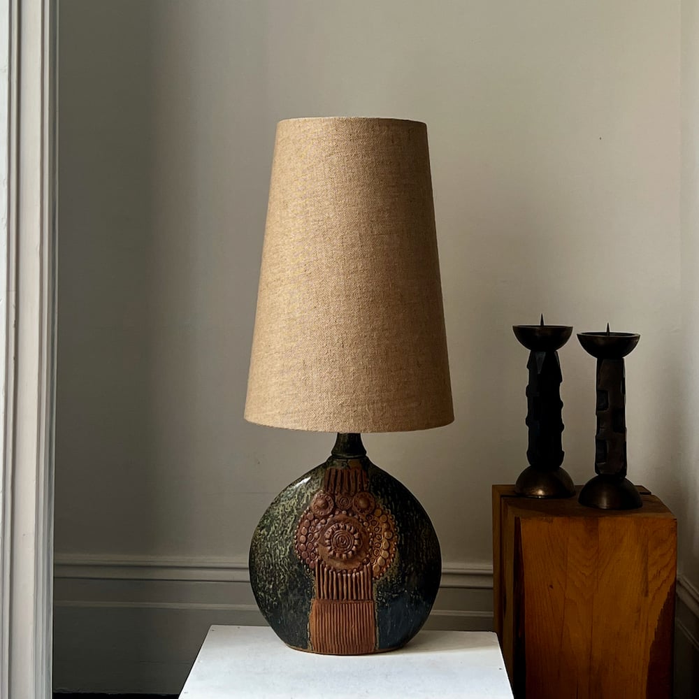 Image of Ceramic Table Lamp by Bernard Rooke, 1970s