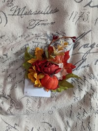 Image 3 of Fall Floral Brooch D