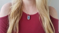 Image 1 of Tiny Window Glass Necklace