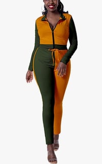 Image 2 of Two Tone Jogger Set