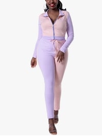 Image 5 of Two Tone Jogger Set