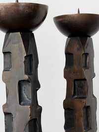 Image 5 of Pair of Cast Bronze Candlesticks (Hire Only)
