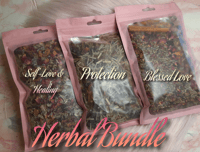 Self-Love Protection & Blessed Love Herb Bundle 🛁🛁🛁