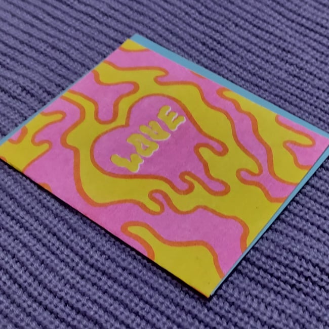 Love Riso Printed Cards