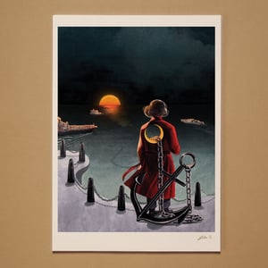 Image of Left behind <br> A3 print
