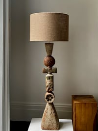 Image 1 of Early Ceramic Totem Lamp by Bernard Rooke, 1960s