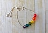 Sterling Silver Rainbow Bracelet