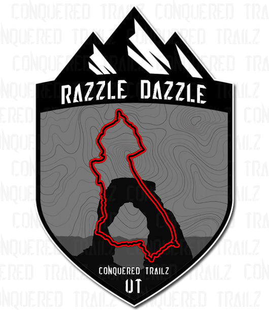 Image of "Razzle Dazzle" Trail Badge