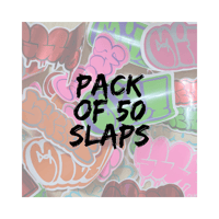 Pack Of 50 Custom Slaps 