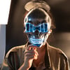 SpookyDeals - LED Lighted Skull Mask For Halloween