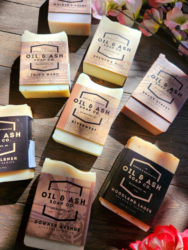 Image of Oil & Ash 4.5 oz Natural Bar Soap