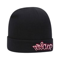 Petrichor Black Knit Beanie