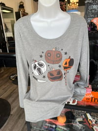 Image 1 of Long sleeve trick or treat u neck L 