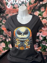 Image 3 of Jack skellington t-shirt 