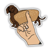 Hot Dog Sticker (Waterproof)