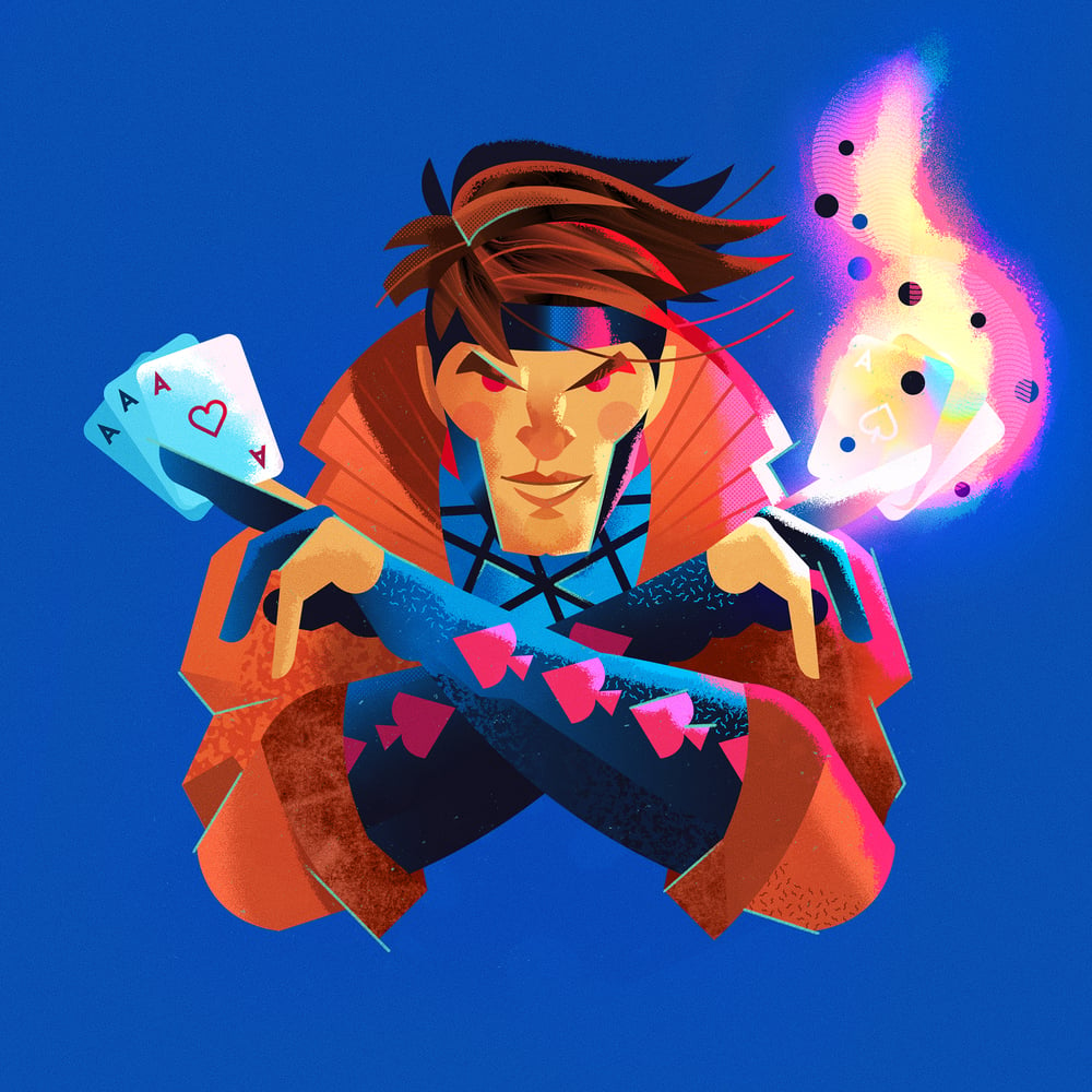 Portrait of Rogue / Portrait of Gambit