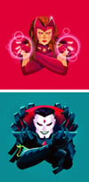 Portrait of Scarlet Witch / Portrait of Mr. Sinister