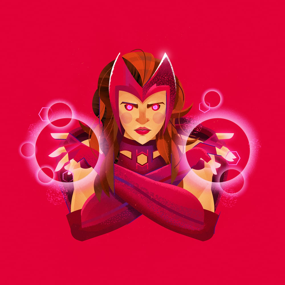 Portrait of Scarlet Witch / Portrait of Mr. Sinister