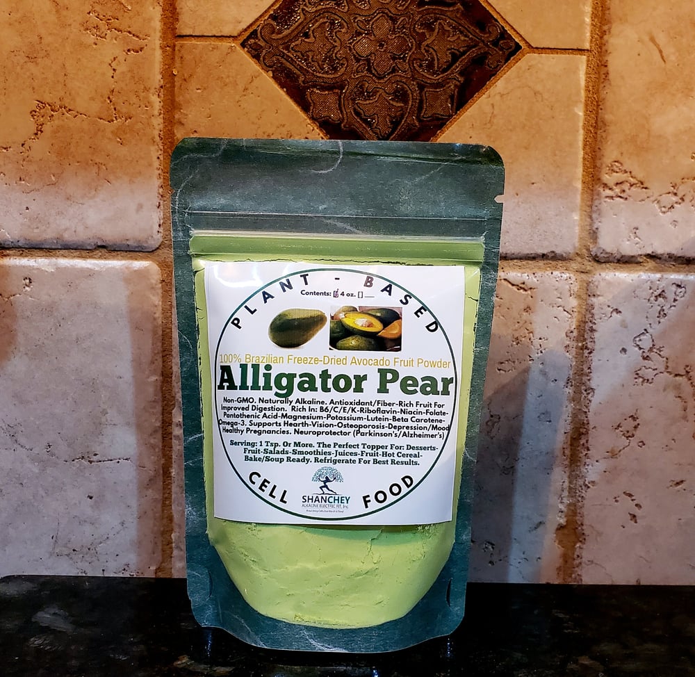 ALLIGATOR PEAR Freeze-Dried Avocado Fruit & Leaf Tea. Heart-Osteoporosis-Depression-Respiratory
