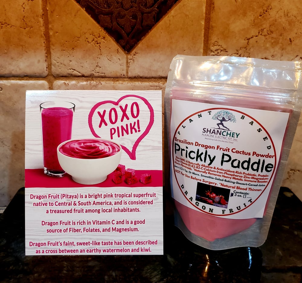 Prickly Pear/Dragon Fruit/Nopales. Prebiotic-Diabetes-Heavy Metals-Cell Repair-Diabetes-Serotonin