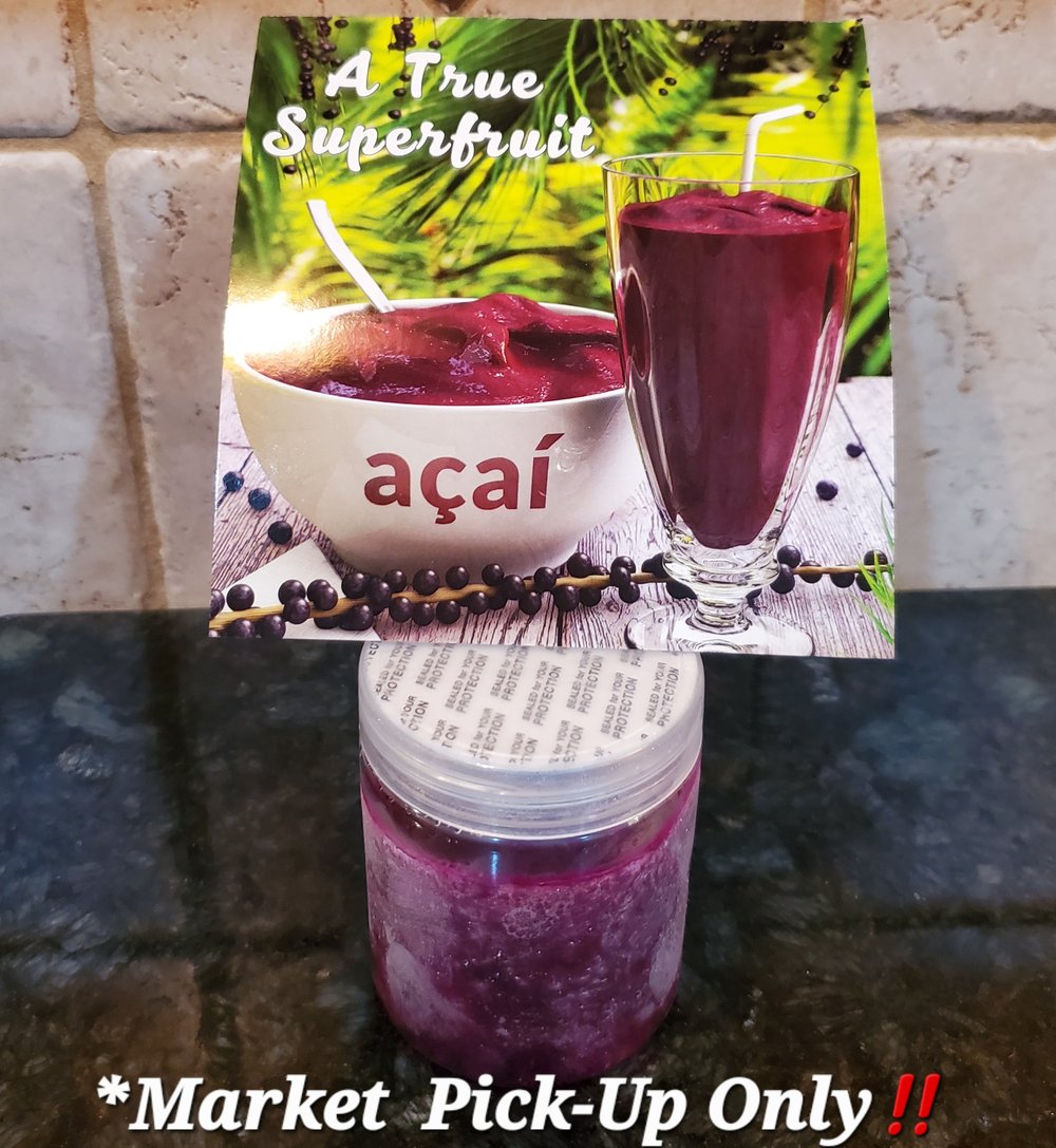 Asé-Acai! WILD-RAW FREEZE-DRIED ACAI BERRY POWDER/ JUICE 2-4 oz.