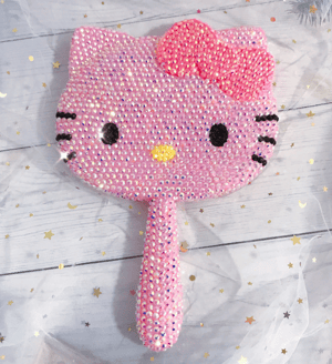 Image of Bedazzled Hello Kitty Mirror