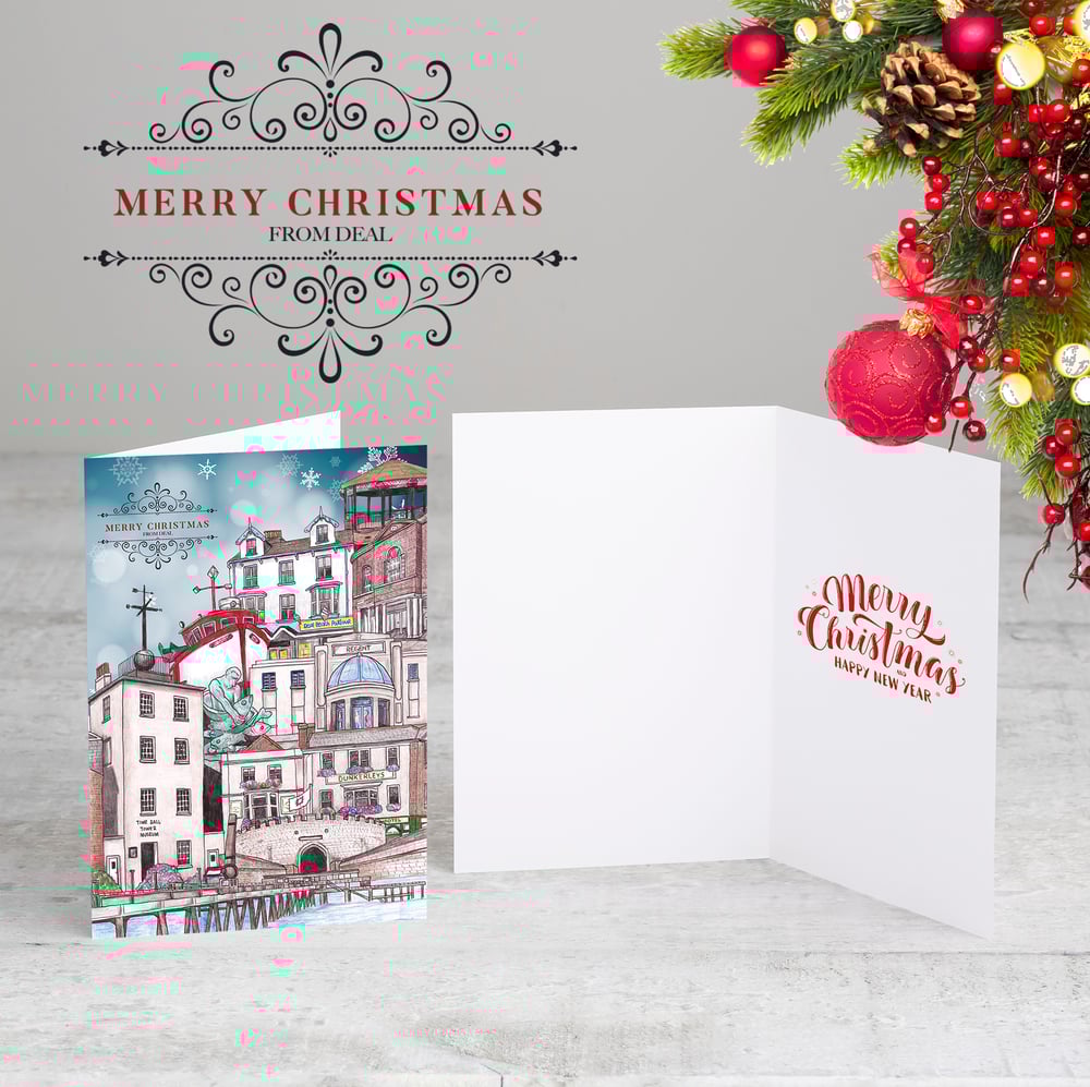 Image of 2022 Deal Town Christmas Cards (Pack of six)