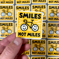 Image 3 of Smiles Not Miles sticker