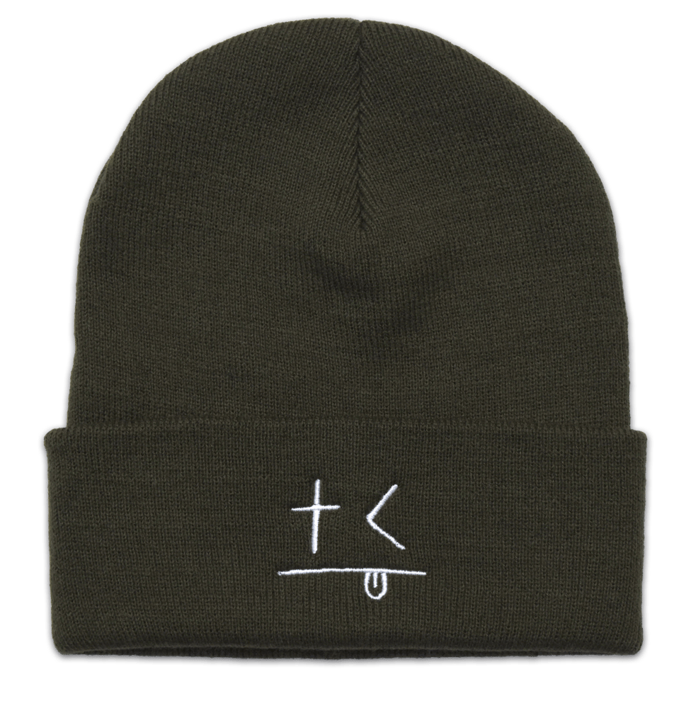 Image of TC Smiley Beanie - Military Green 