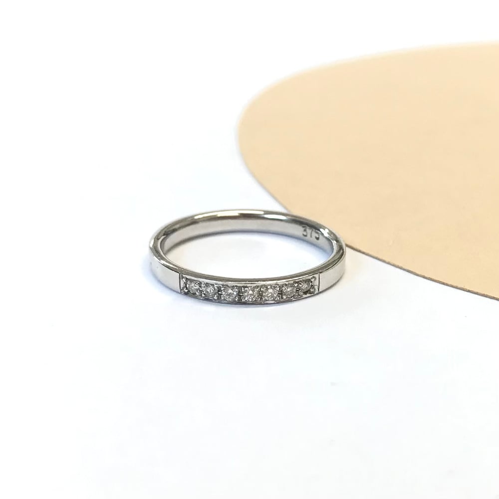 Image of Diamond pavé set ring