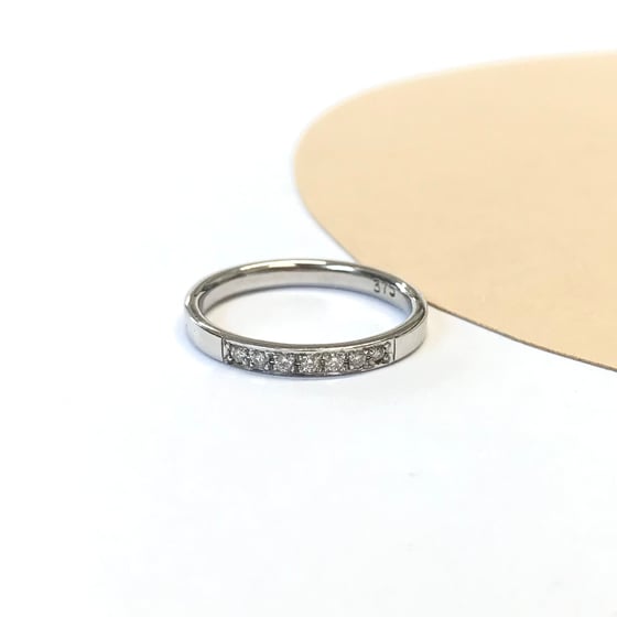 Image of Diamond pavé set ring