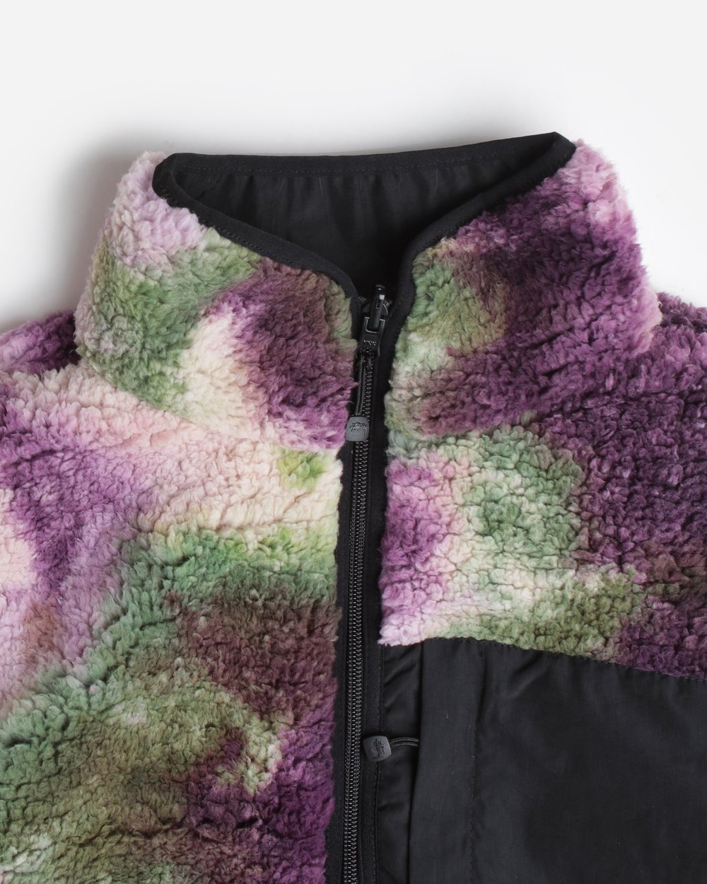 STÜSSY REVERSIBLE FLEECE JACKET XXL