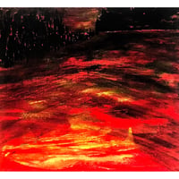 Image 2 of Twisted Sunset  Or The Road To Hell- 56x76cm, acrylic on paper
