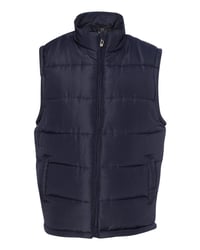 Image 2 of OSYS Puffer Vest - Navy/Cream