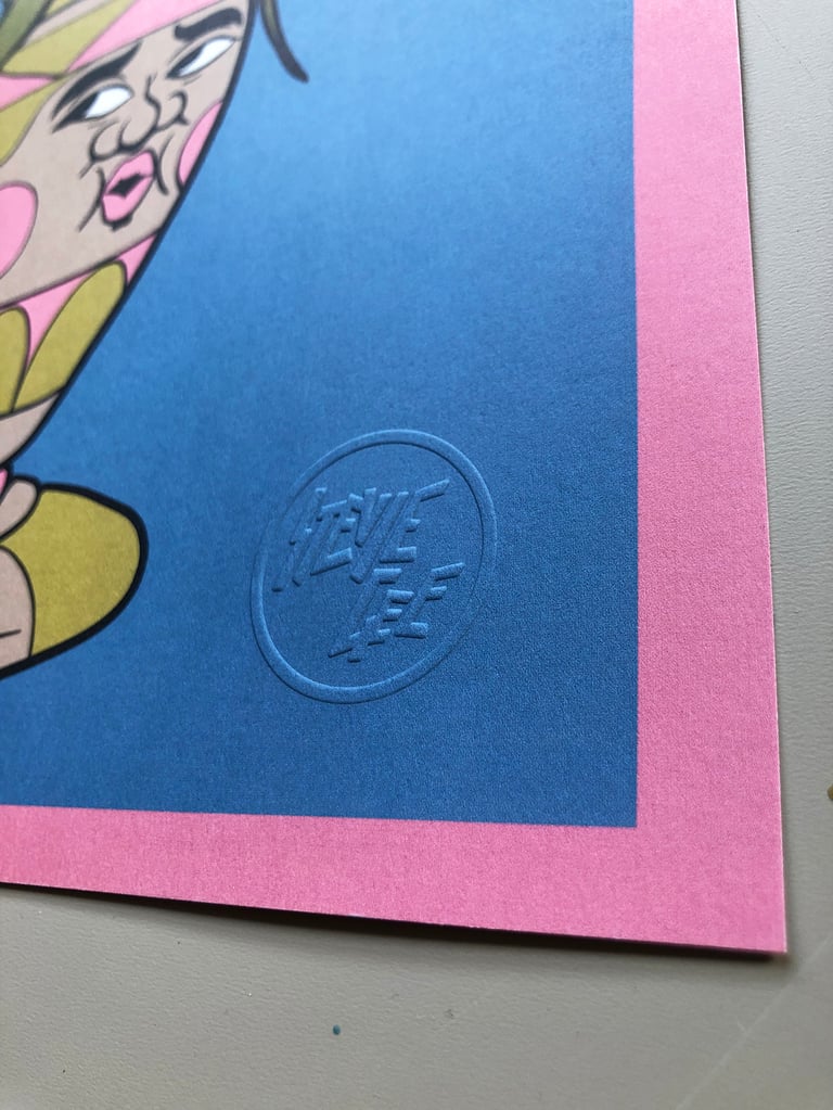 MICHAEL KIWANUKA TOUR POSTER BARCELONA - ARTIST PROOF EDITION OF 30 LITHO Image 4