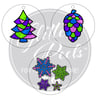 "Stained Glass" Ornaments