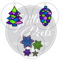 Image 3 of "Stained Glass" Ornaments
