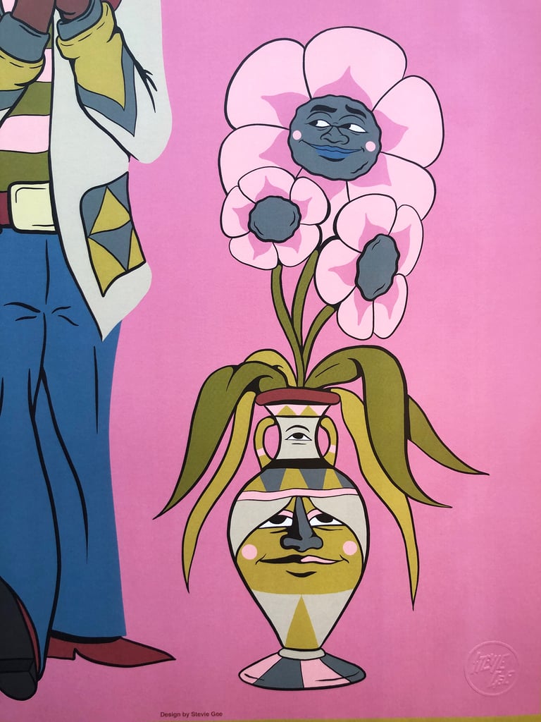 MICHAEL KIWANUKA TOUR POSTER ROUBAIX - ARTIST PROOF EDITION OF 30 LITHO Image 3