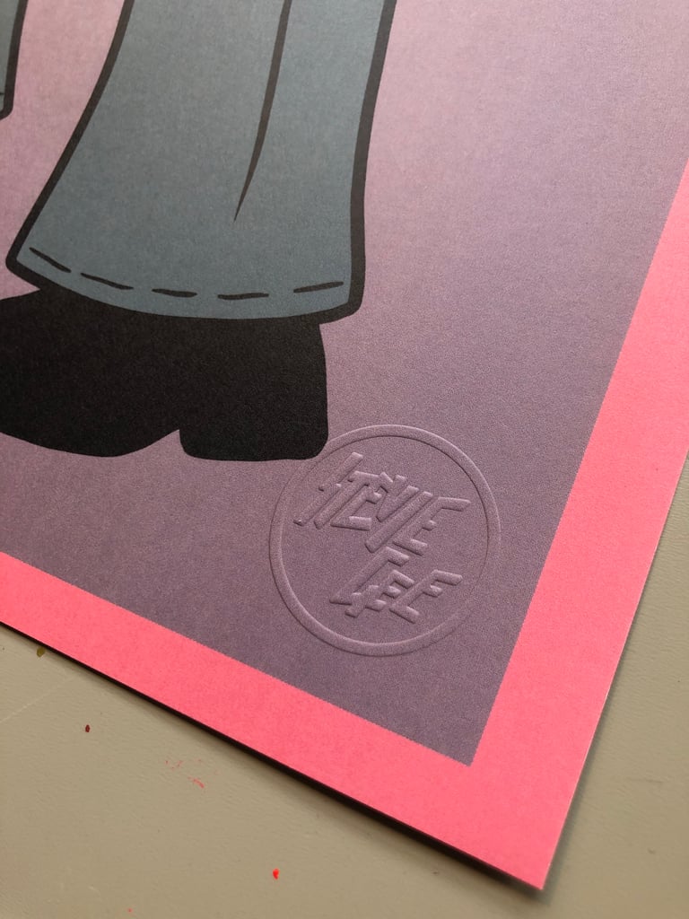 MICHAEL KIWANUKA TOUR POSTER MADRID- ARTIST PROOF EDITION OF 30 LITHO Image 3