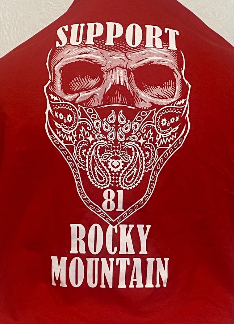 Image of 81% Skull and Bandana Red