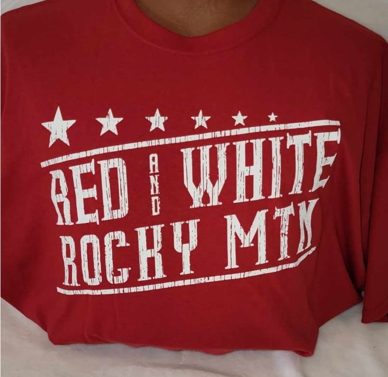 Image of Red Hardcore shirt 