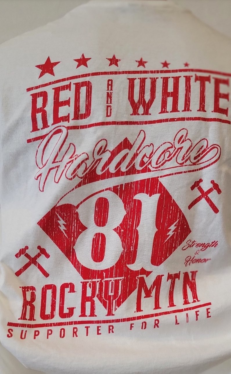 Image of White hardcore shirt