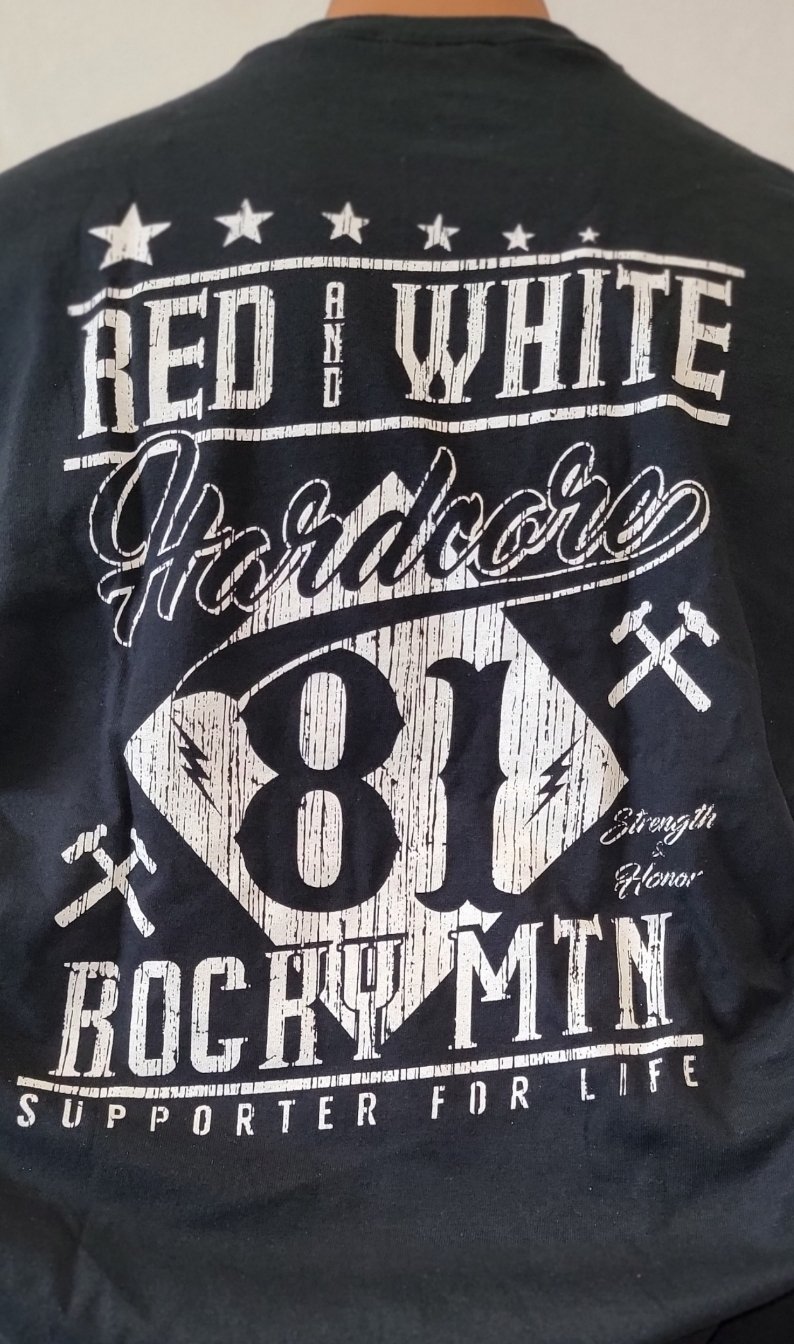 Image of Black hardcore shirt